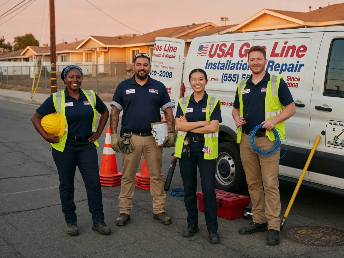 Gas Line Installation company in China, TX